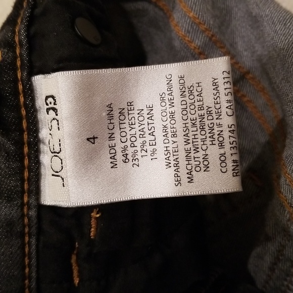 2 Joe's Jeans 4T: Black Jeans & Brixton Straight Leg Jeans in James Dark Blue - Picture 15 of 16